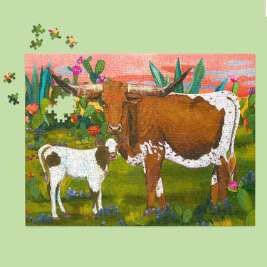Longhorns 500 Piece Puzzle