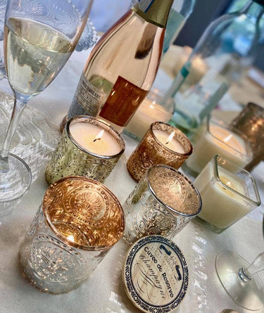 Petite Champagne Series | 2-in-1 Soy Lotion Candles