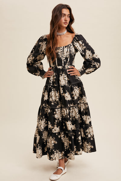 Brooke Floral Maxi Dress