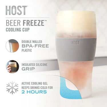 Beer FREEZE™ Cooling Cup Insulated w/Cooling Gel -Green Camo