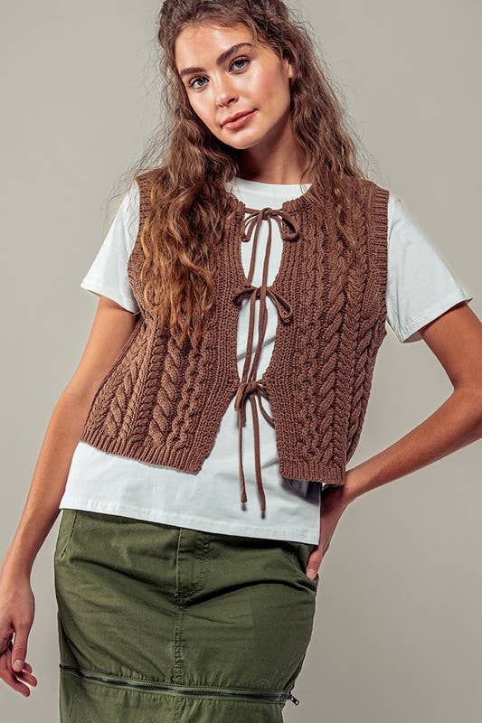 Serefina Handcrafted Knit Vest