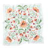 Floral patterned Bandana Scarf on a white background