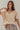 Callie Exposed Seam V-Neck Tee