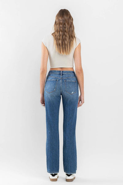 TALULAH LOVER SUPER HIGH RISE RELAXED STRAIGHT JEANS