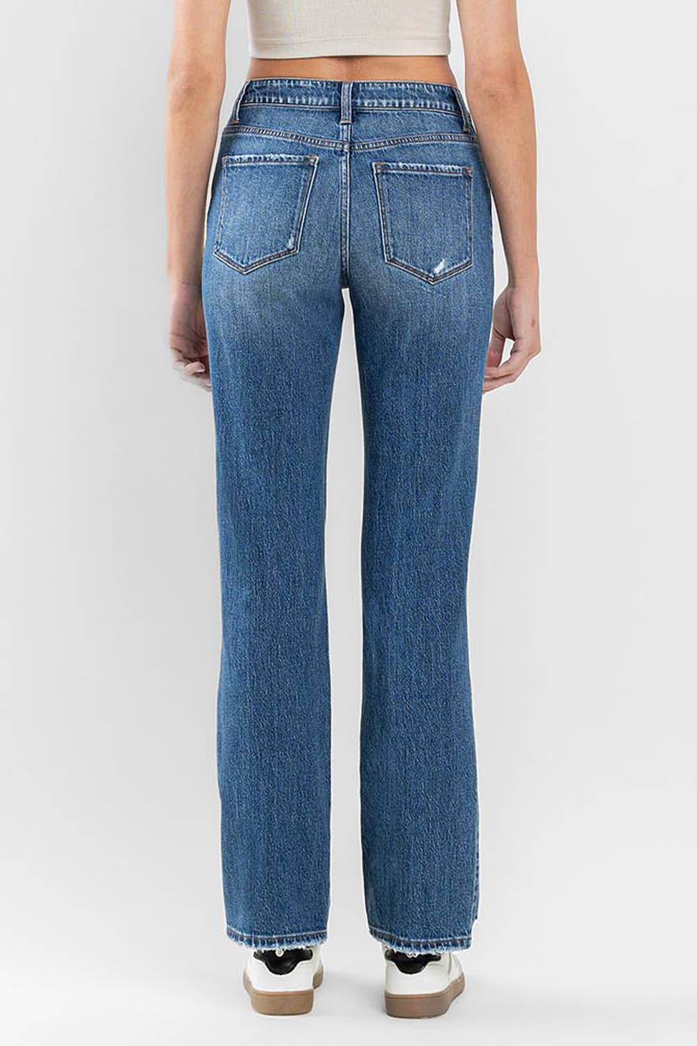 TALULAH LOVER SUPER HIGH RISE RELAXED STRAIGHT JEANS