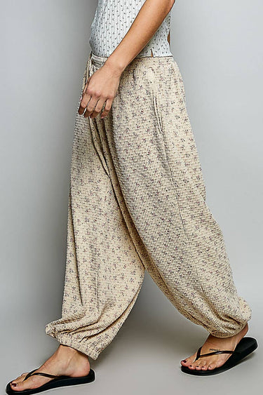 Juliet Textured Knit Balloon Jogger Pants