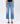 LAINEY HIGH RISE RAW HEM CROP SLIM WIDE JEANS