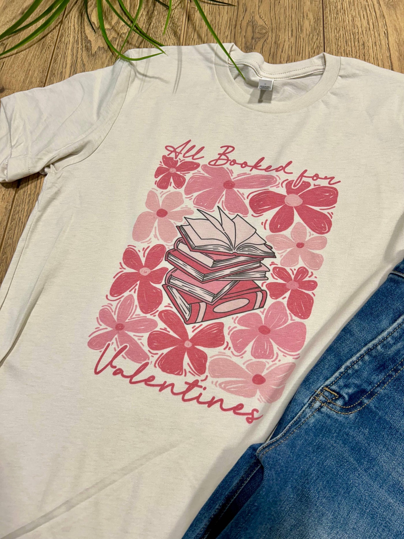 "Booked For Valentines" Graphic Sweatshirt