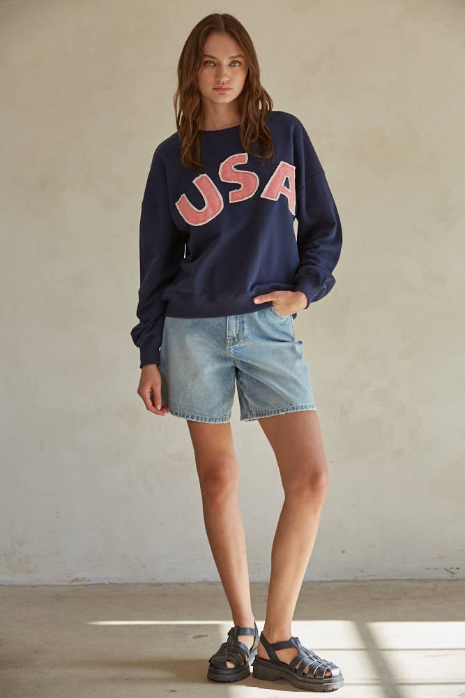 Good 'Ol USA Patch Pullover