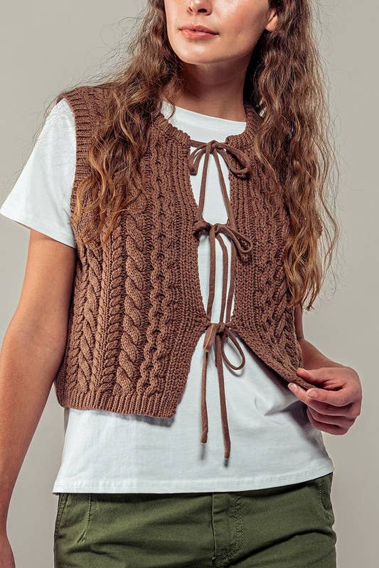 Serefina Handcrafted Knit Vest