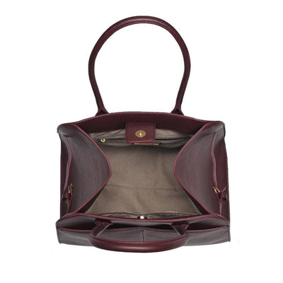 Janice Satchel: Burgundy