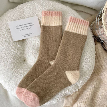 Geometry Thickened Socks for Fall & Winter