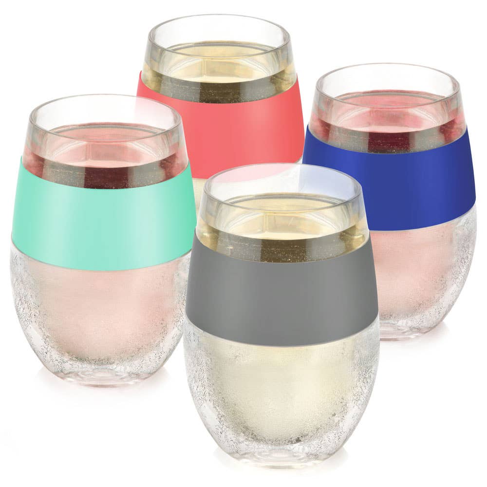 Wine FREEZE™ Cooling Cups - Asst Standard Colors - Set of 4