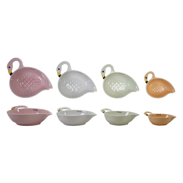 Stoneware Flamingo Measuring Cups
