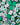 mahjong tiles with sea greens and blues