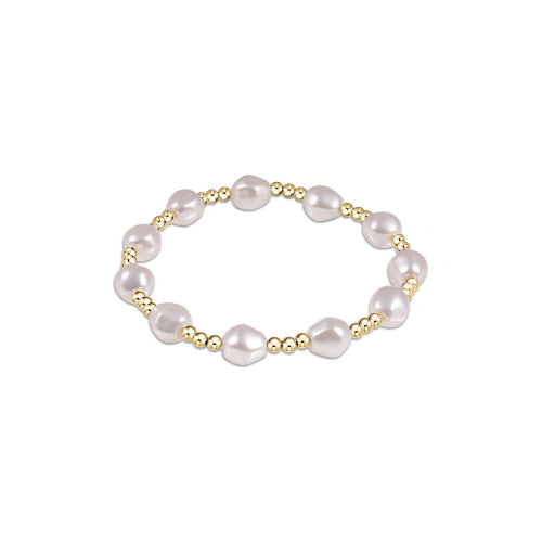 enewton Extends - Admire Gold 3mm Bead Bracelet - Pearl