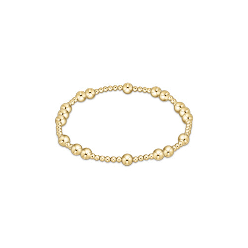 Hope Unwritten 5mm Bead  Bracelet - Gold