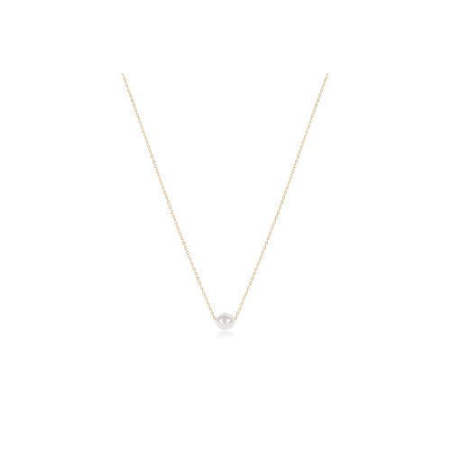 16" NECKLACE GOLD - ADMIRE  PEARL