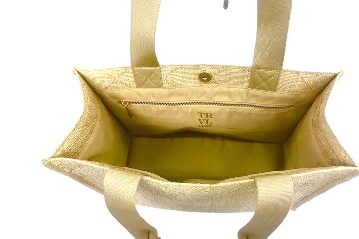 LUXE BALI OASIS STRAW TOTE