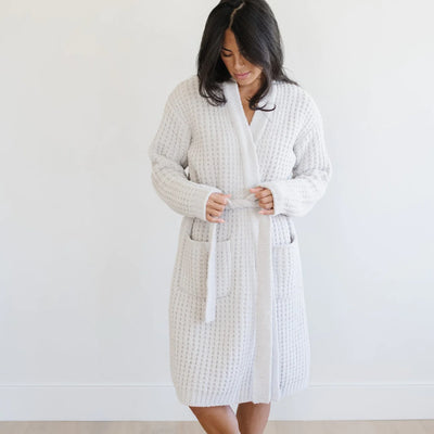 Waffle Knit Robe by Saranoni