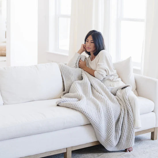 Saranoni Waffle Knit XL Throw