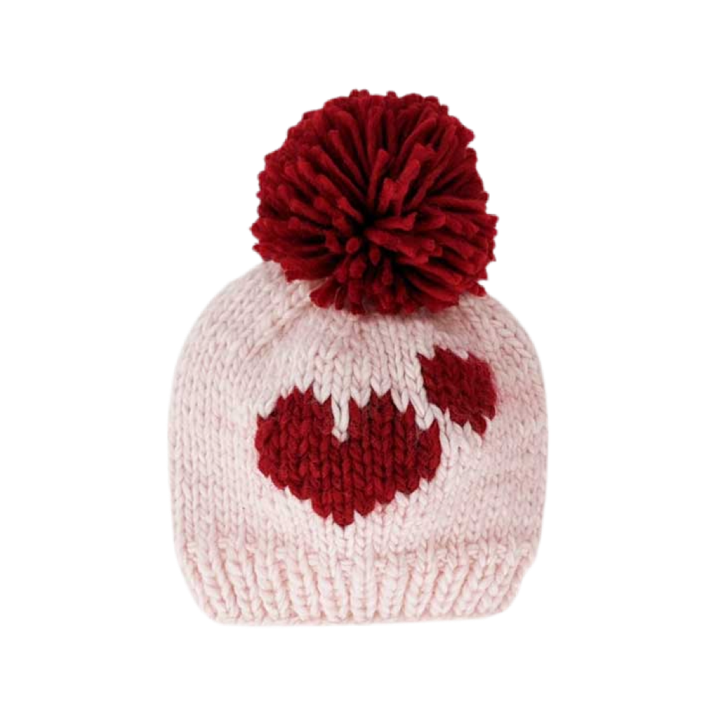Pink Sweetheart Knit Beanie Hat