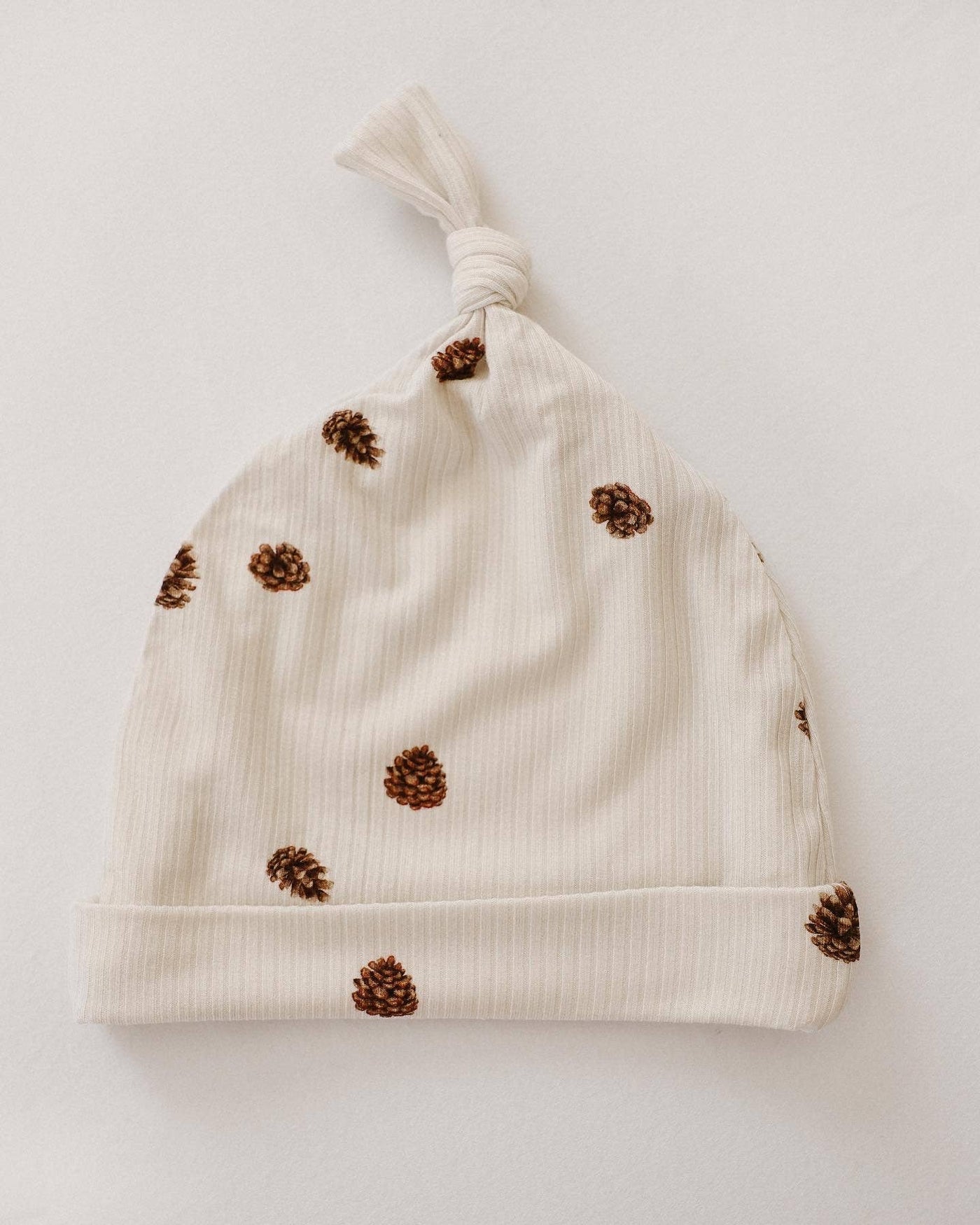 Pinecone Ribbed Beanie Hat