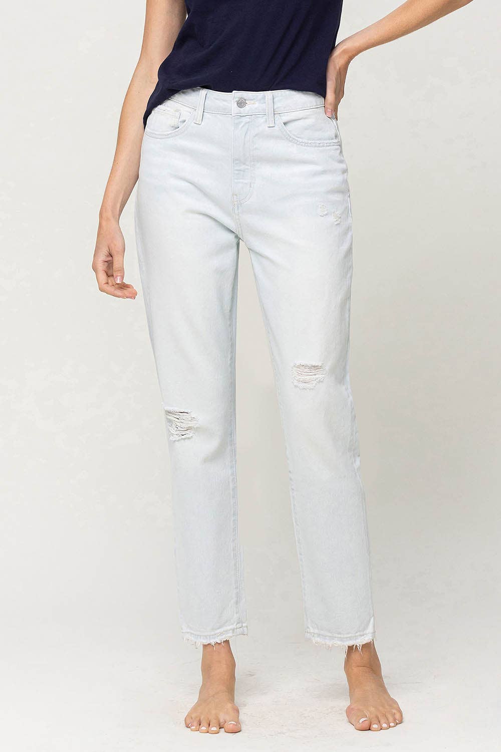 Rosa SUPER HIGH RISE MOM JEANS by Flying Monkey