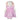 Knit Bunny Doll with Pink Check Dress: 14"