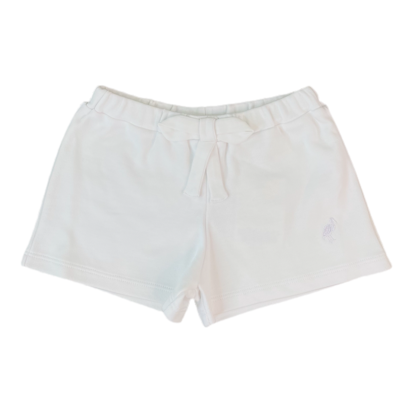 Shipley Shorts with Bow and Stork - Worth Ave White
