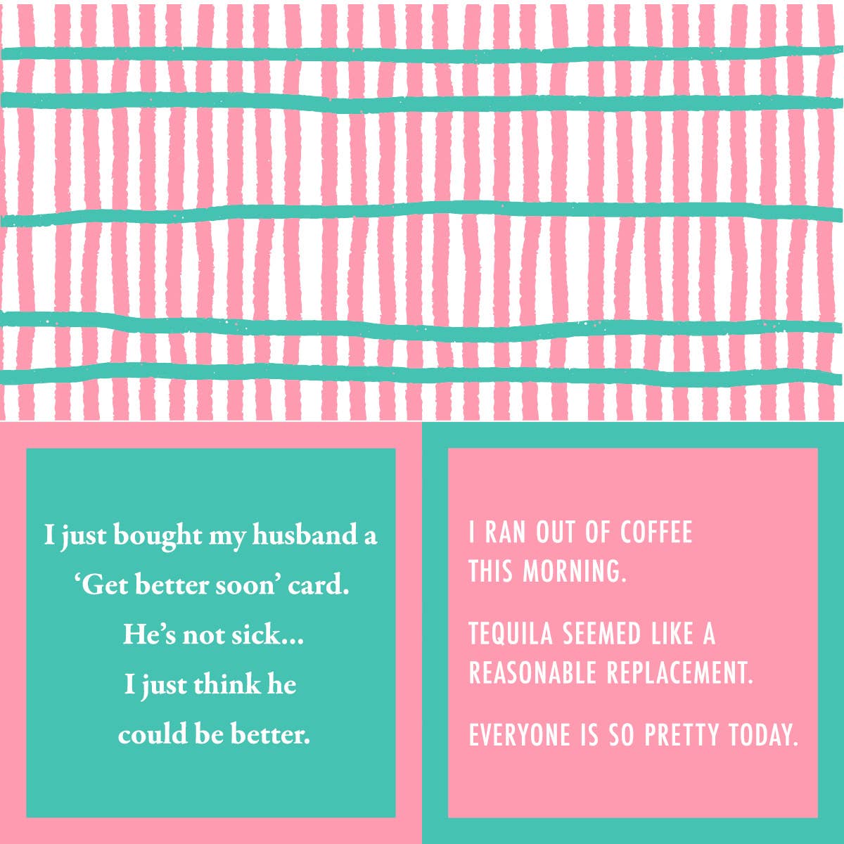 Cocktail Napkins - Get Better Soon/Ran out of Coffee