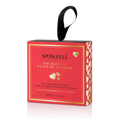 Boxed Heart on a String Spongelle -Camelia Rose