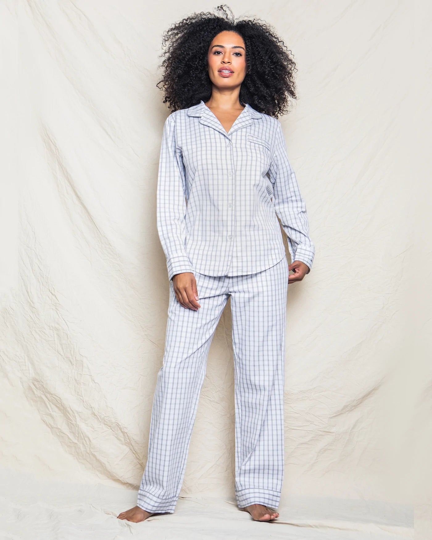Regent Tattersall Pajama Pant Set- Womans