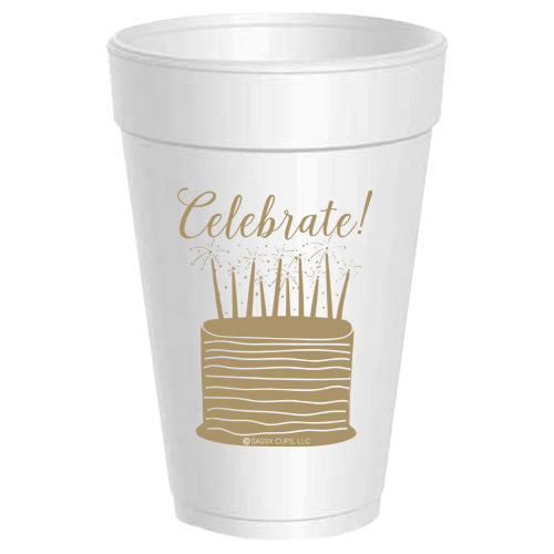 Celebrate with Cake Party Cups