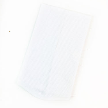 Scalloped Edge Swiss Pique Cotton Guest Towel