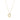16" NECKLACE GOLD - LOVE GOLD CHARM
