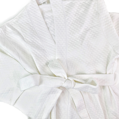 Pique Cotton Kimono Style Robe