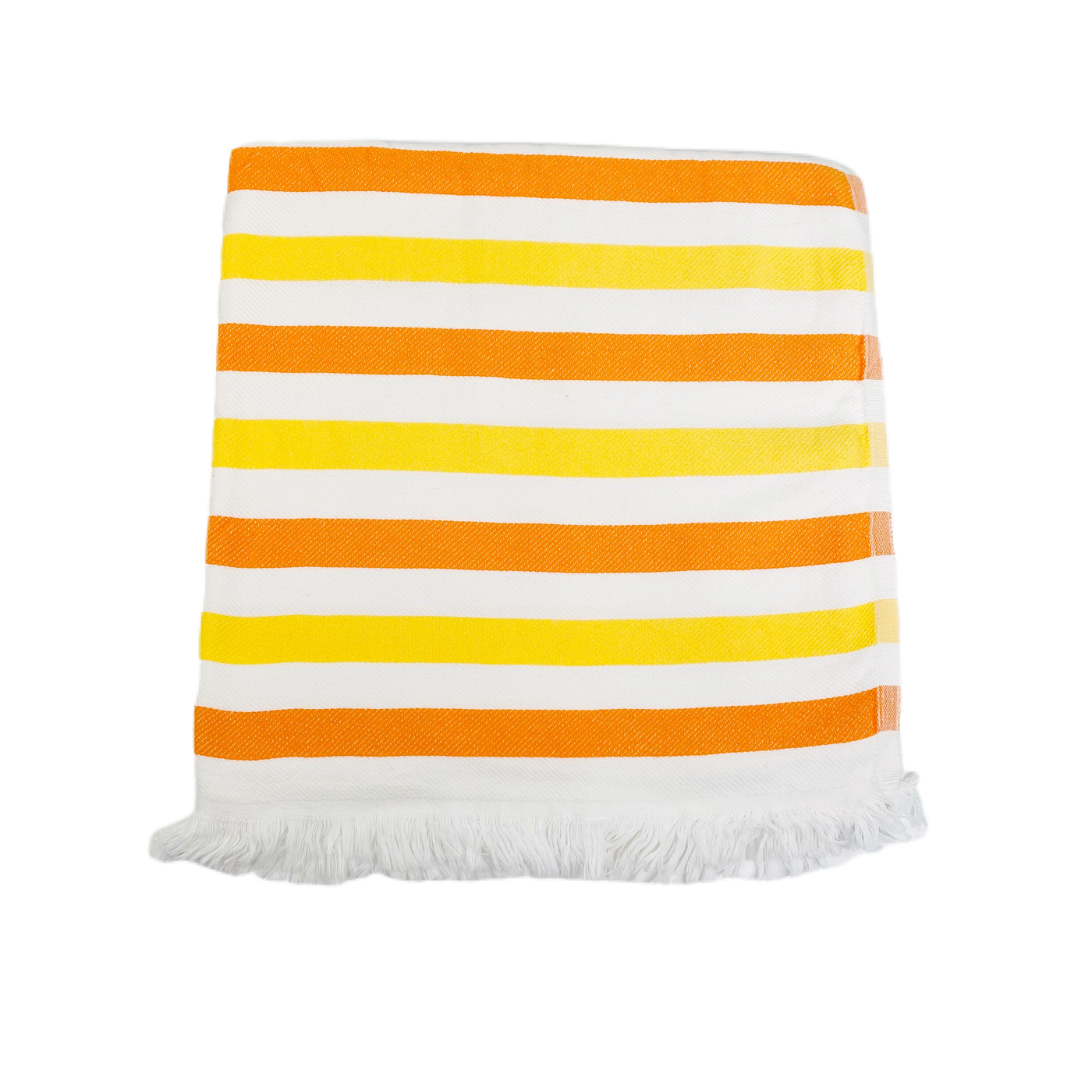 Orange and Yellow Stripe Turkish Towel