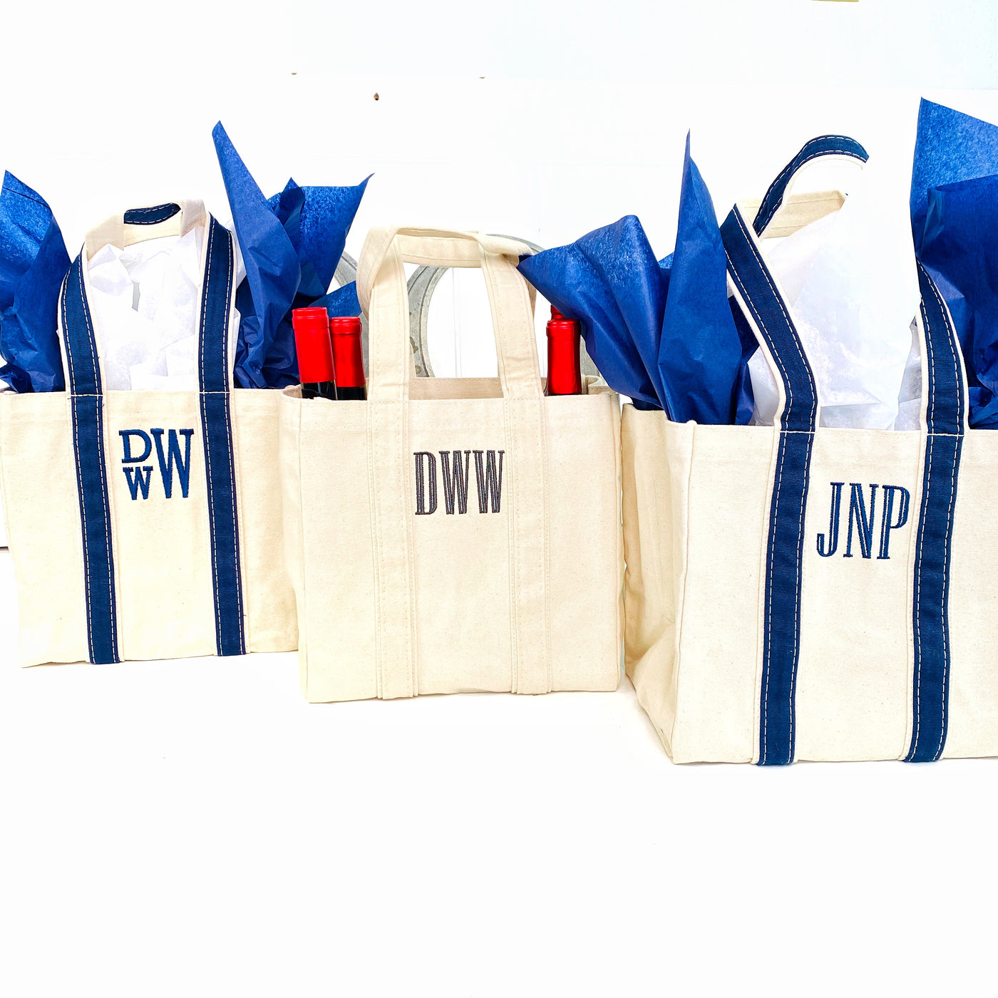 Four Bottle Wine Carrier Tote
