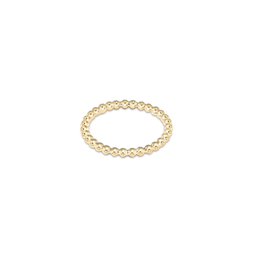 Classic Gold Ring 2mm Bead