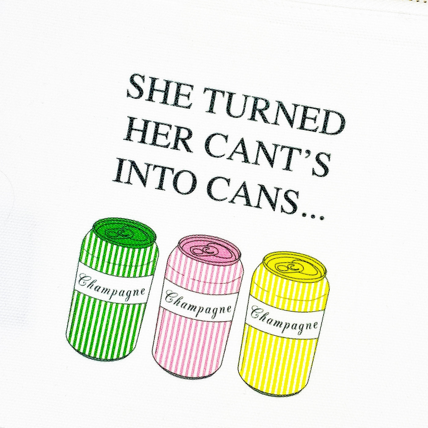 Cant's Into Cans Cosmetic Bag-Small
