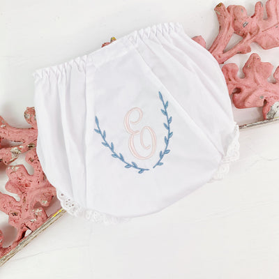 Girl's Bloomers With Eyelet Trim