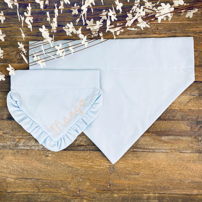 Baby Blue Dog Bandana