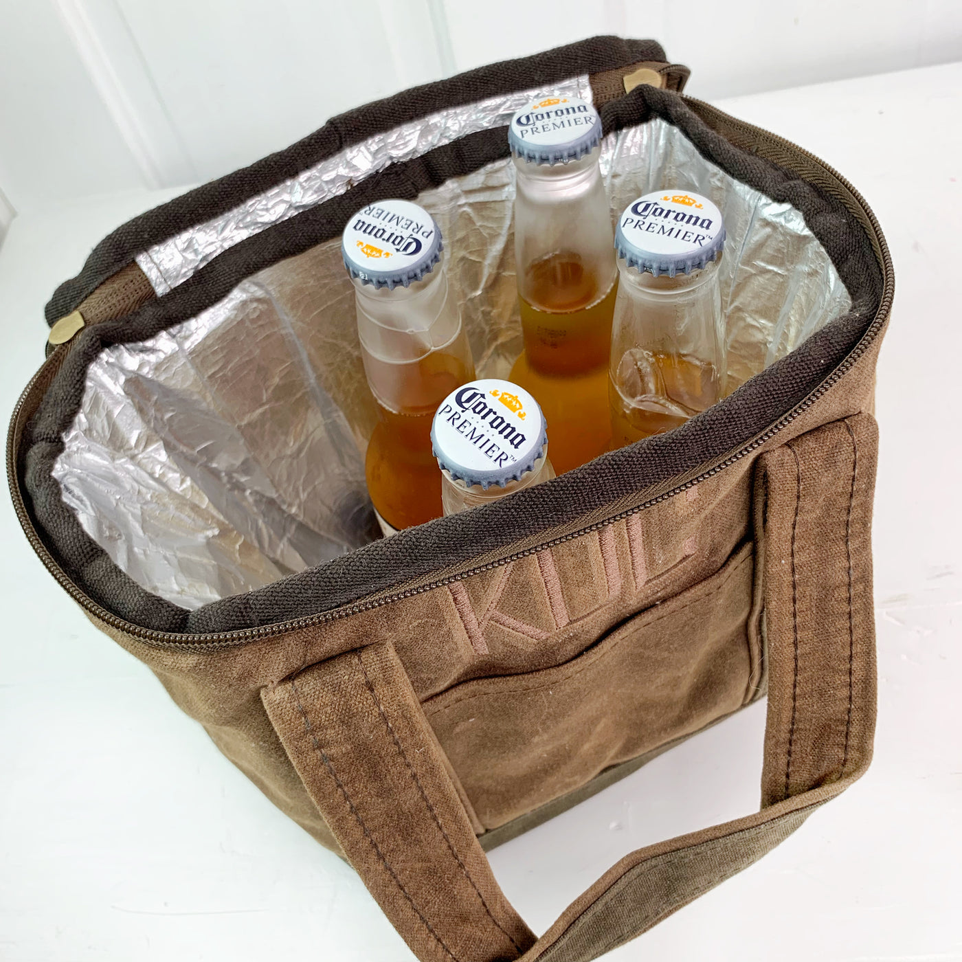 Waxed Canvas Lunch Tote-Small