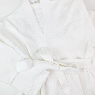Pique Cotton Kimono Style Robe