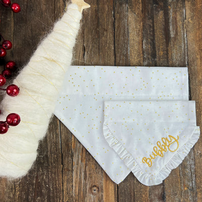 Winter Snowfall Dog Bandana - Christmas Collection