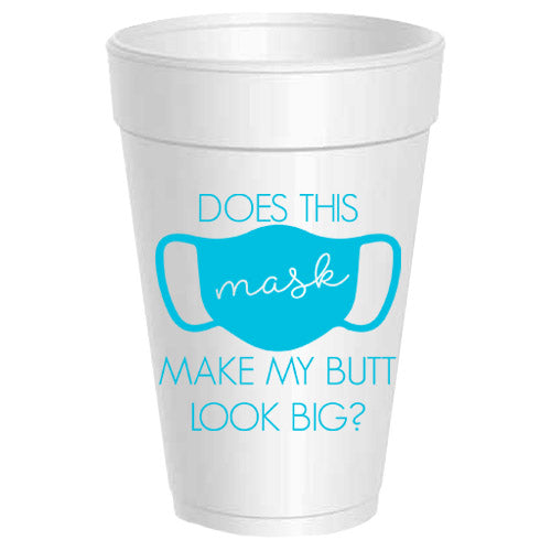 "Does This Mask" Party Cups