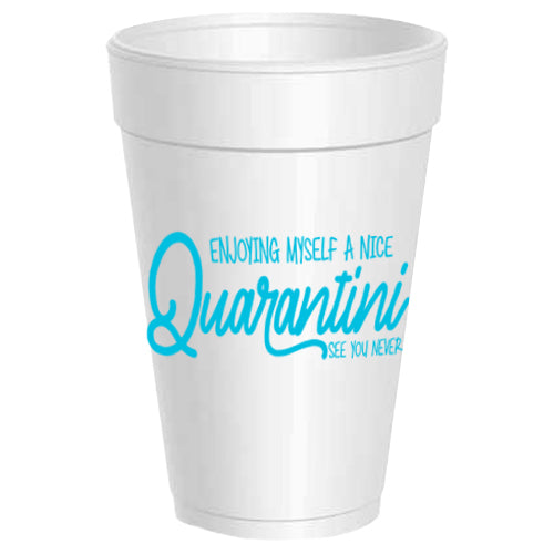 "Quarantini" Party Cups