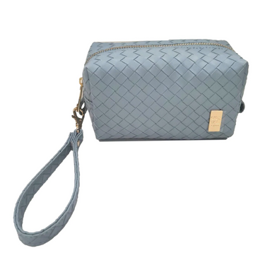 Trame Woven Bleu - Luxe Duo Dome Bag Set