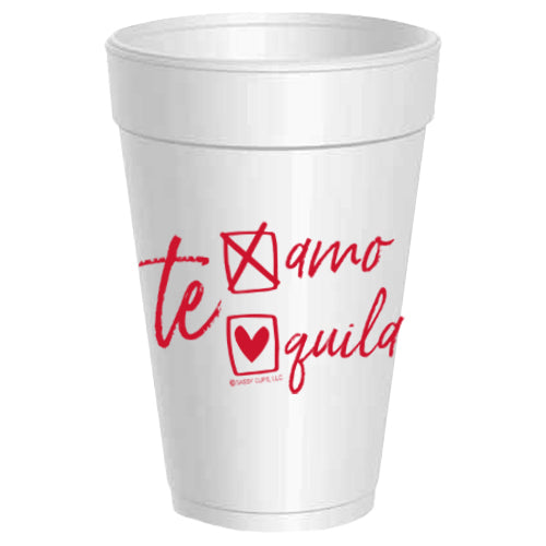 Te Amo Tequila Party Cups